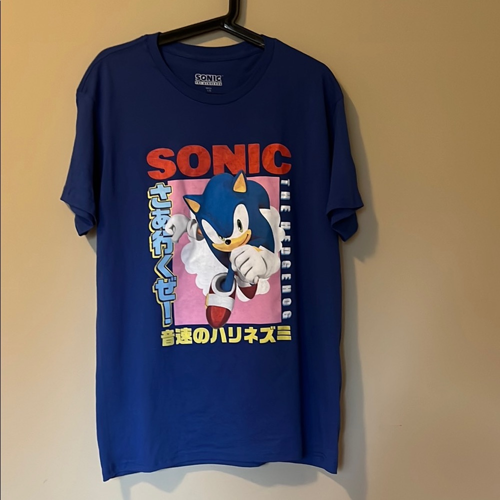Sonic the Hedgehog Blue Graphic T-Shirt